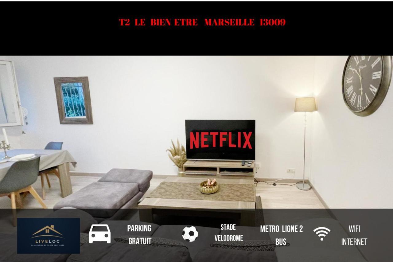 T2 Le Bien Etre Marseille 9Eme-Wifi-Netflix-Metro-Parking-Plage Exteriör bild